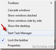 start task manager start task manager
