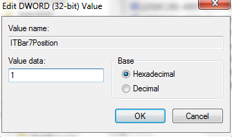 Editing DWORD Value Data