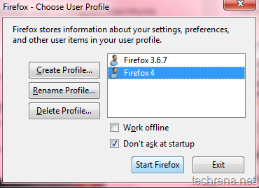 choose user profile