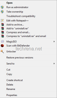 messy windows context menu