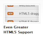 HTML 5 safari