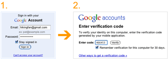 Google 2-step verification