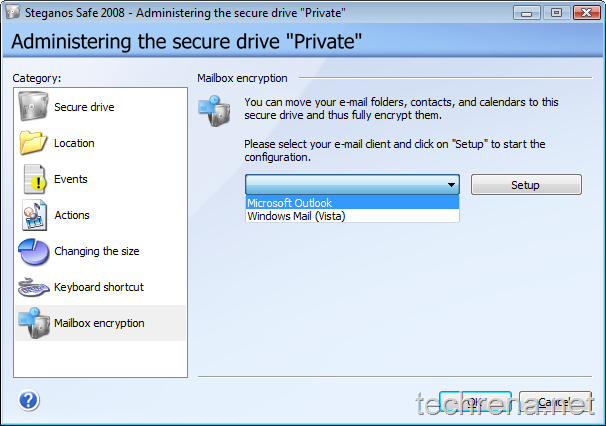 Steganos Safe 2008 screen shot