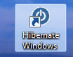 customize Hibernate windows shortcut icon