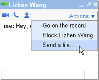 send file orkut chat