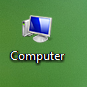 Computer icon in windows 7