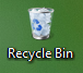Recycle bin icon in windows 7