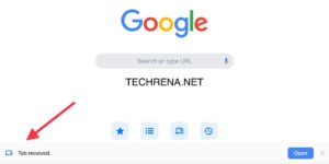 Send the webpage from Google Chrome to iPhone