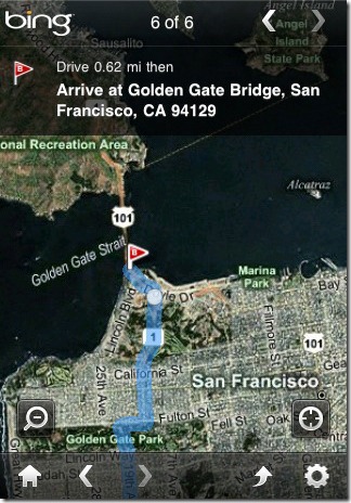 Bing app for iPhone m