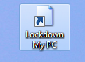 Lockdown shortcut on desktop