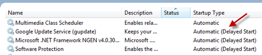delayed start programs in Windows 7