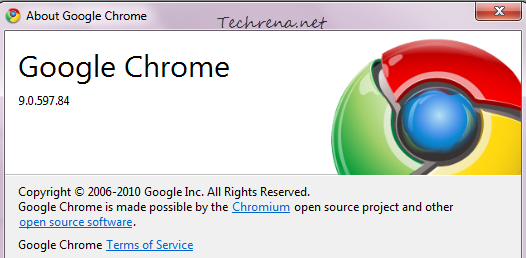 Google chrome 9