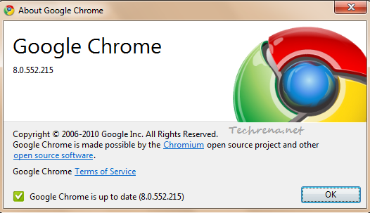 Google Chrome 8