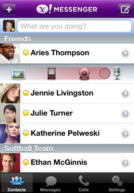 messenger screenshot in iphone