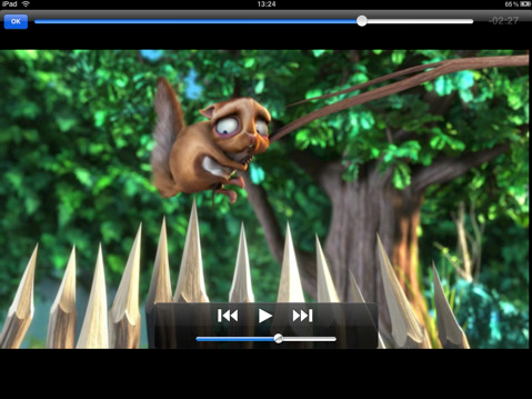 VLC media player iPad screenshot
