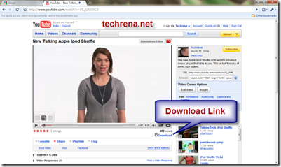 YouTube Video Download in Google Chrome