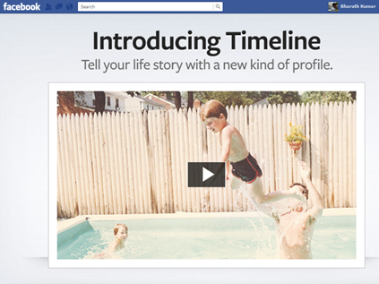 Facebook timeline ad