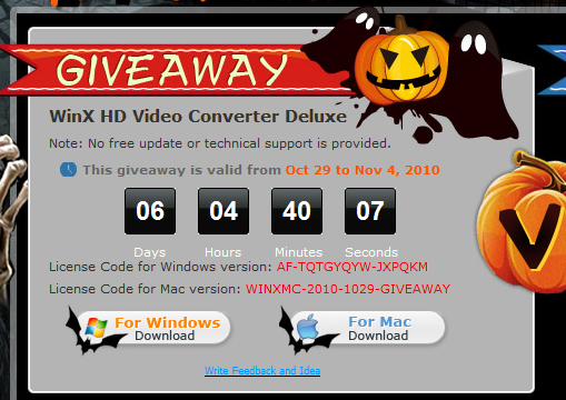 Winx HD converter giveaway