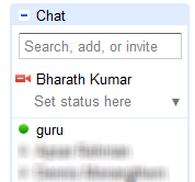 Google talk guru on chat list