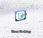 How To Add "Show Desktop" Icon In Windows 7, Vista And XP - TECHRENA