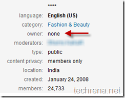 ownerless orkut community screen shot techrena.net