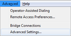 advanced settings in network connections