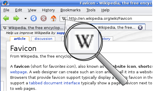 Wikipedia Favicon