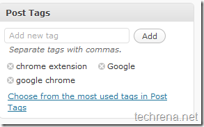 post tags in WordPress