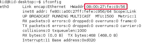 ipconfig command in linux