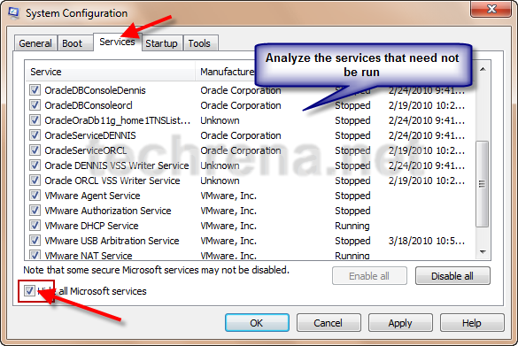 Remove Unused Programs From Msconfig