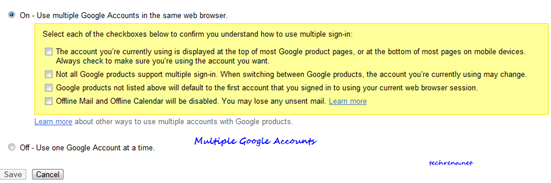 multiple google accounts enable