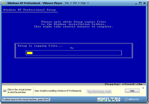 Windows Xp installation