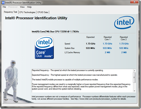 Intel PIU Frequency Test