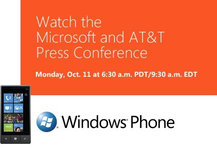 Windows Phone 7 conference live