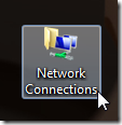 Networks connection shortcut