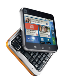 Motorola Flipout with L part open