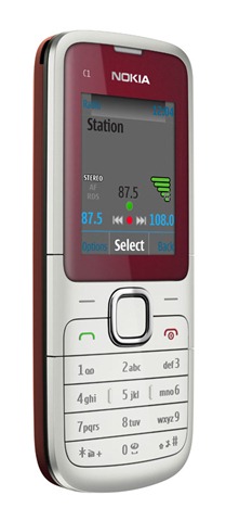 Nokia C1-01 Red