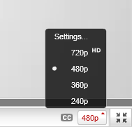 YouTube video resolutions