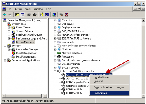 computer management in windows xp
