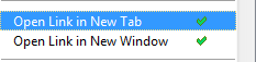 Firefox new tab options after using addon