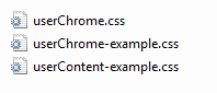 userChrome.css file