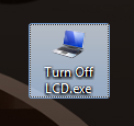 Turn Off LCD shortcut