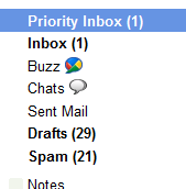 Priority inbox label