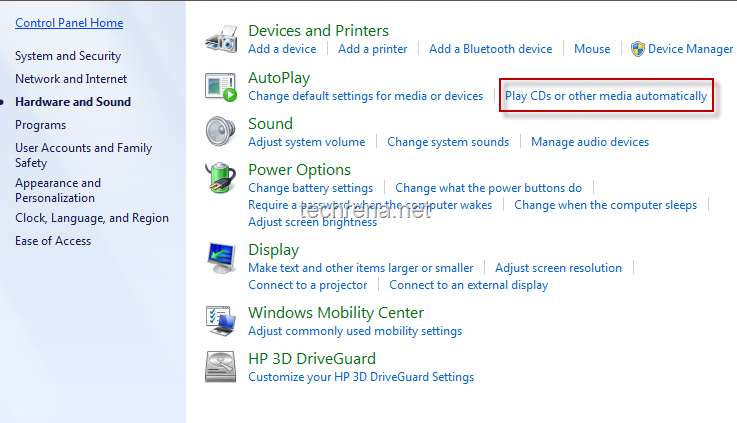 How To Turn Autoplay Off Vista