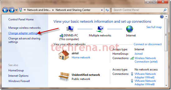 network-and-sharing-center