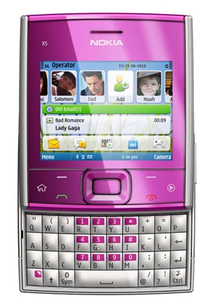 Nokia X5-01 pink