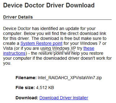 device doctor driver download