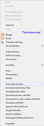 IE context menu mess up