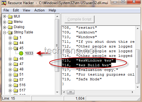 resource hacker user32.dll.mui edit