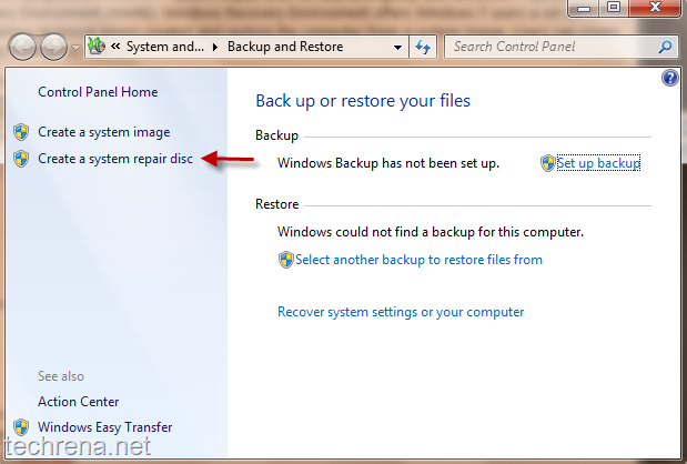 backup or restore